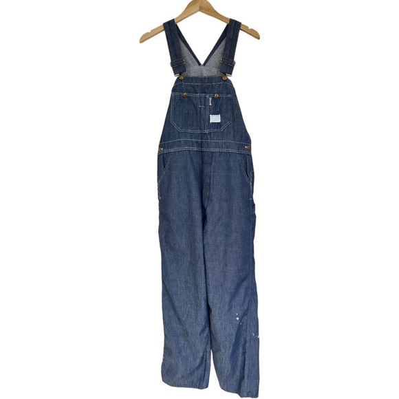 Vintage Sears Other - Sears Vintage Men's Denim Overalls Union Tradewear Made Size 36/32